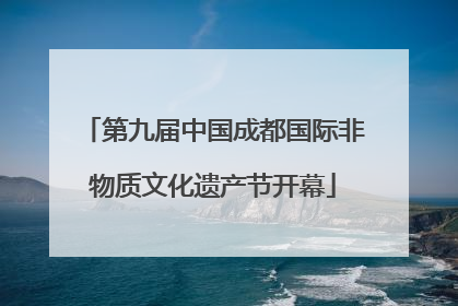 第九届中国成都国际非物质文化遗产节开幕